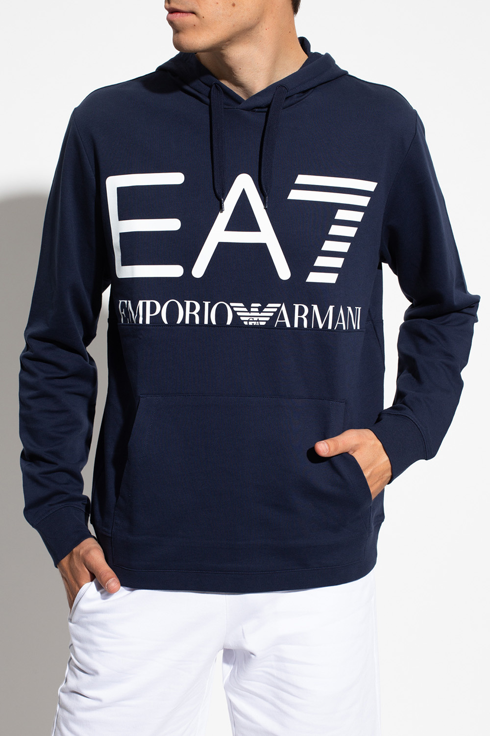 Logo hoodie EA7 Emporio Armani Knee High Boots EMPORIO ARMANI